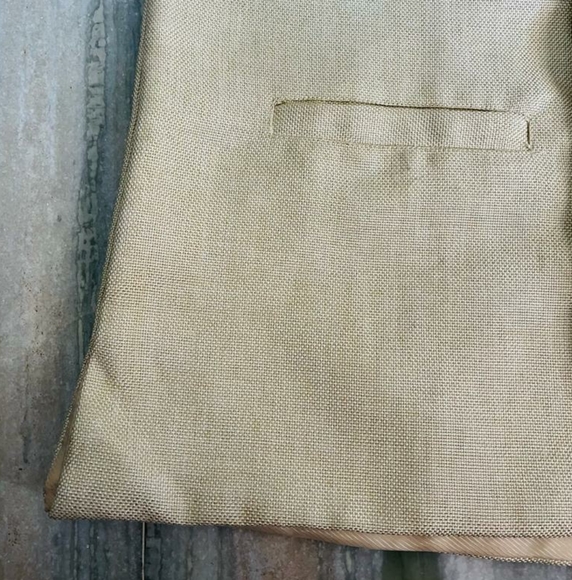 MENS cream waist coat - Picture 5 of 9